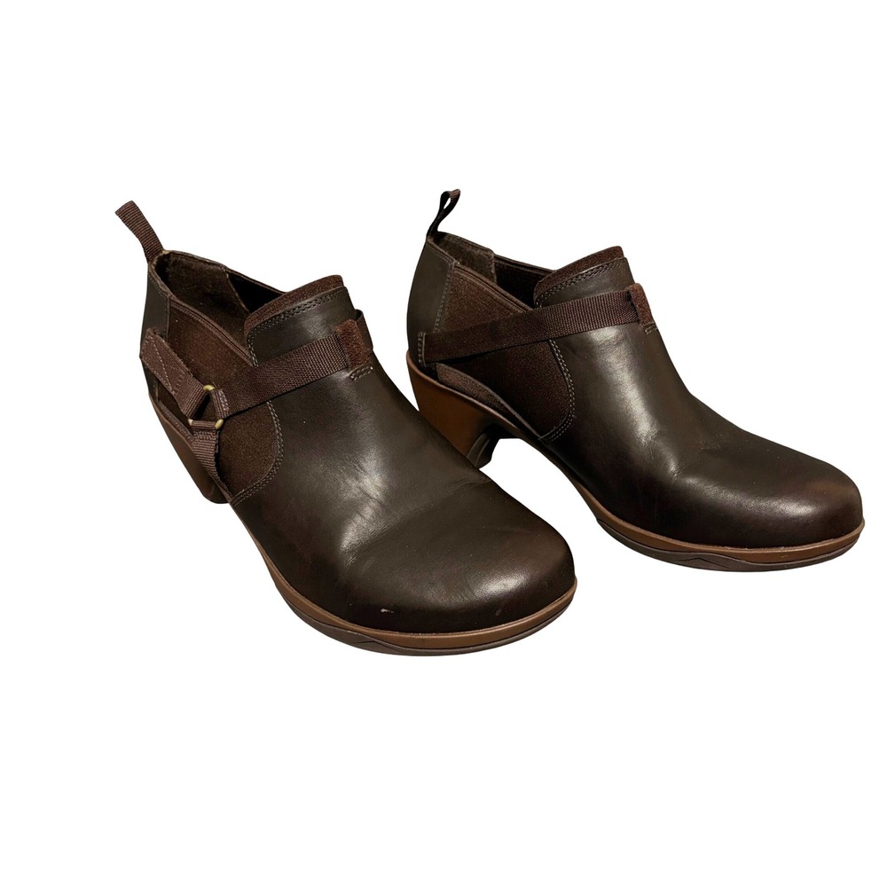 Merrell Evera Rush Ankle Booties Women 10 Espresso Brown Leather - Picture 2 of 9